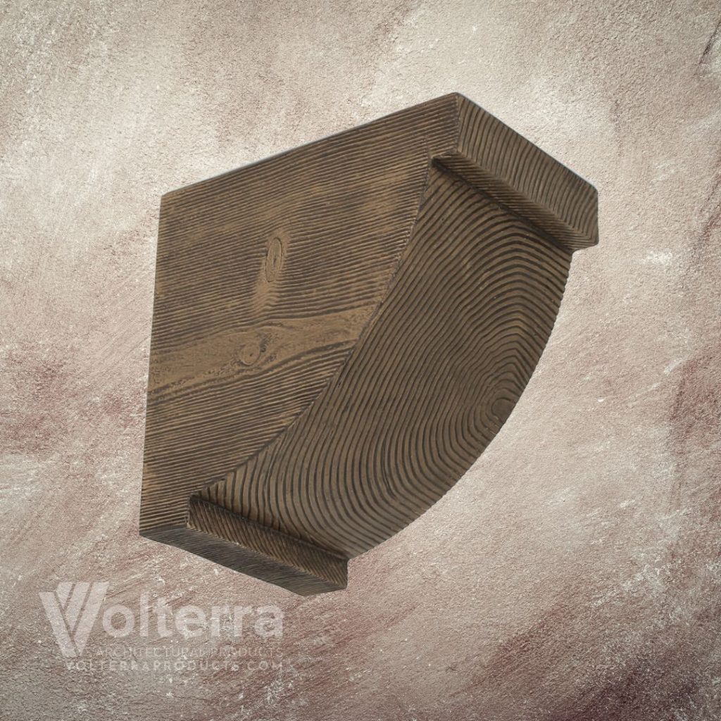 faux wood corbel