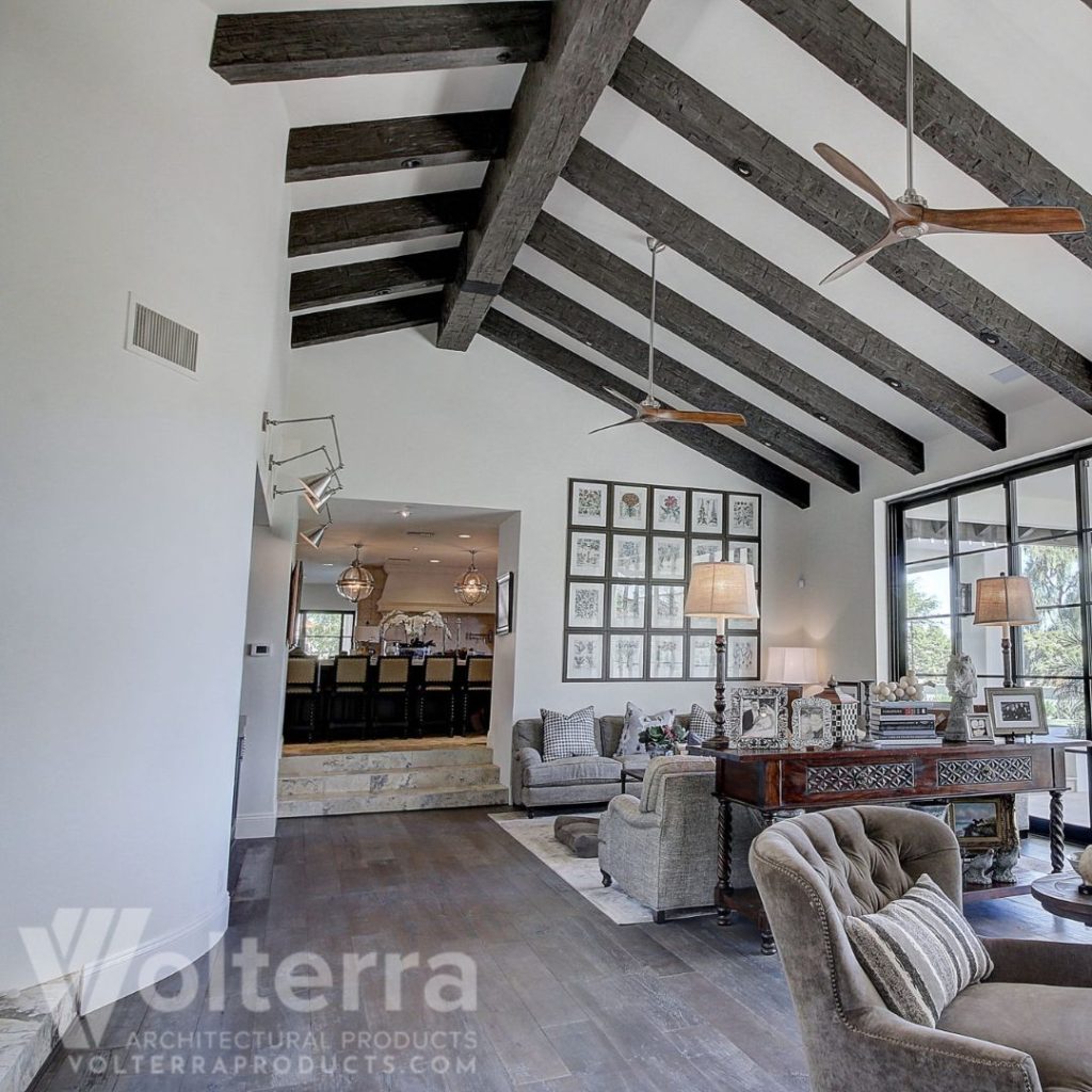 faux wood beams