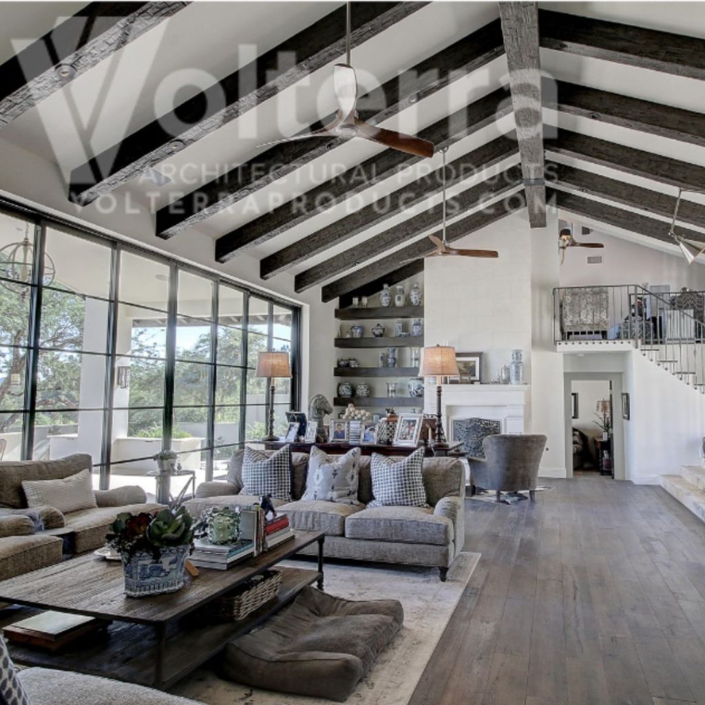 faux wood beams