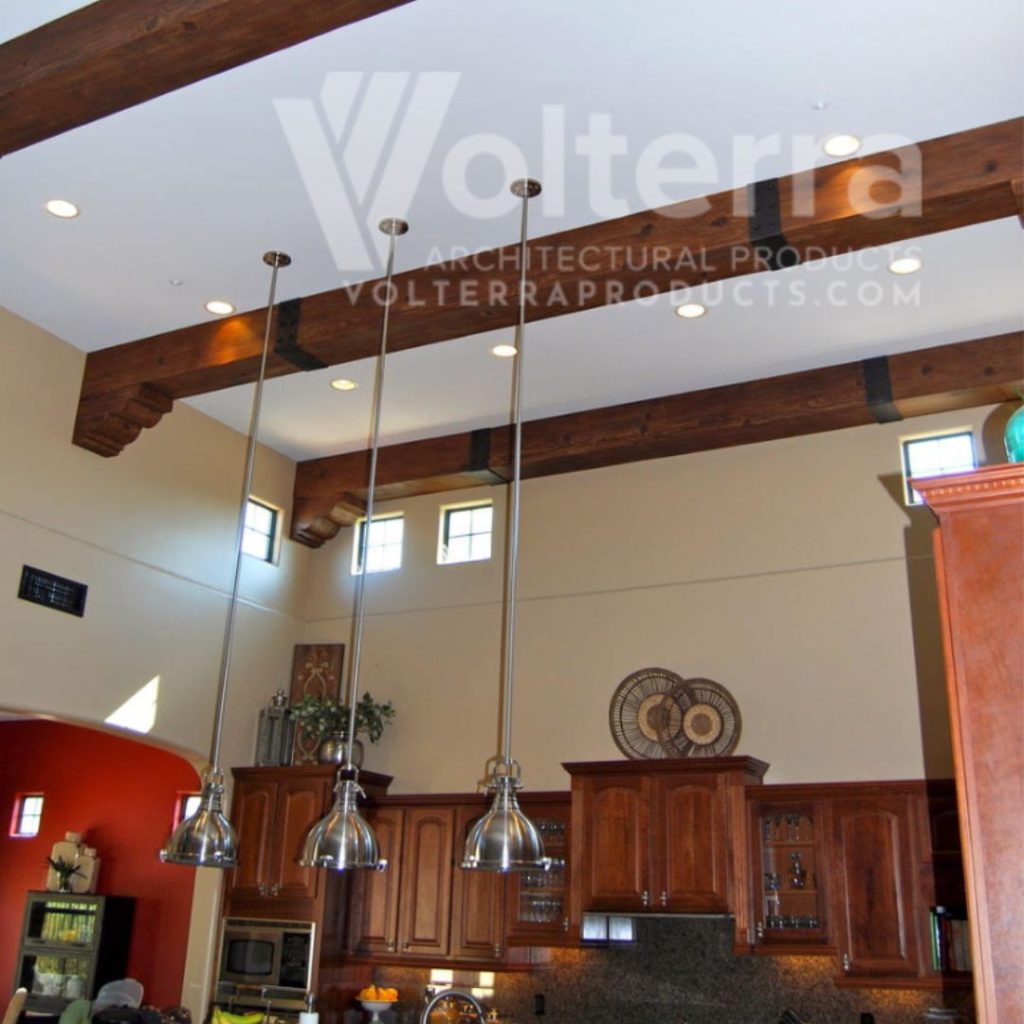 faux wood beams