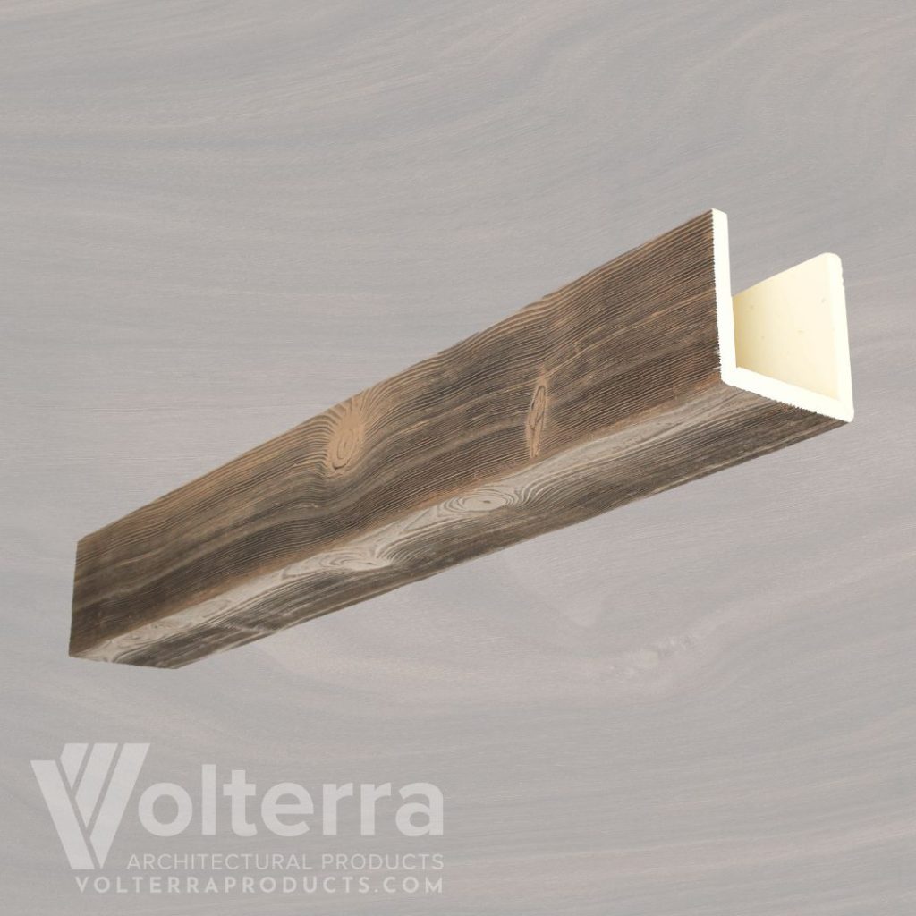 Sand blast ridge and rafter beam