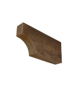 3½" x 9½" x 20½" Rough Sawn Faux Wood Corbel