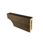3½" x 9½" x 20½" Rough Sawn Faux Wood Corbel