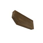 3⅜" x 9¼" x 22" Rough Sawn Faux Wood Corbel