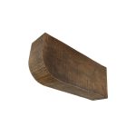 5⅜" x 9¼" x 22" Rough Sawn Faux Wood Corbel