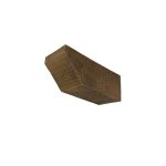 5⅜" x 5⅛" x 14" Rough Sawn Faux Wood Corbel