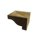 8" x 6" x 9" Rough Sawn Faux Wood Corbel