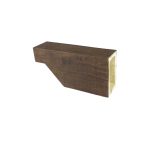 5½" x 9½" x 20" Rough Sawn Faux Wood Corbel
