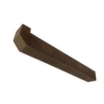 5½" x 7½" x 76¼" Rough Sawn Faux Wood Corbel