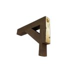 3½" x 3½" x 24" x 18" Rough Sawn Faux Wood Bracket