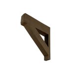 3½" x 5½" x 18" x 20" Rough Sawn Faux Wood Bracket