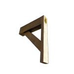 3½" x 5½" x 18⅛" x 25¾" Rough Sawn Faux Wood Bracket