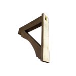 3½" x 5½" x 28" x 30" Rough Sawn Faux Wood Bracket