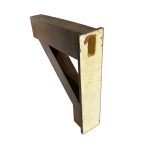 3½" x 5½" x 23" x 24" Rough Sawn Faux Wood Bracket