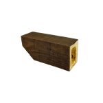4" x 5⅜" x 12" Rough Sawn Faux Wood Corbel