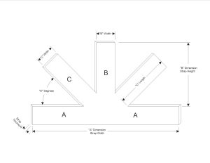 Bottom Chord King Post Webbing Plates