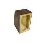 5½" x 9½" x 7½" Rough Sawn Faux Wood Corbel