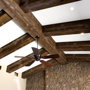 sand blast ridge and rafter beams